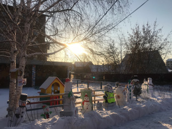 Парад снеговиков!