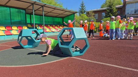 В рамках проекта &laquo;Увлекательные Бабашки&raquo; и месячника безопасности в детском саду прошла &laquo;Весёлая эст 5